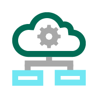 cloud icon with gear