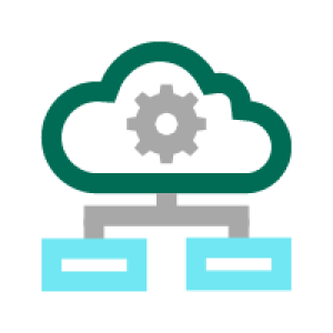 cloud icon with gear